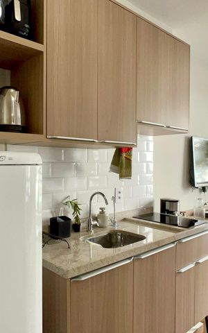 Studio para alugar com 27m², 1 quarto e sem vagaCozinha