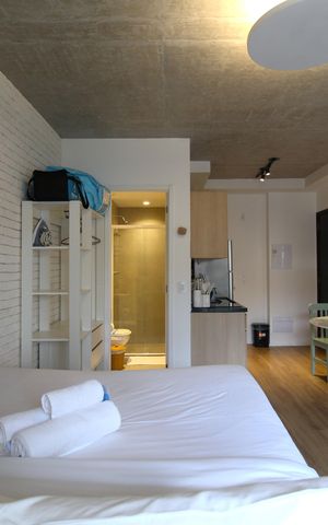 Studio para alugar com 27m², 1 quarto e sem vagaSala/Quarto
