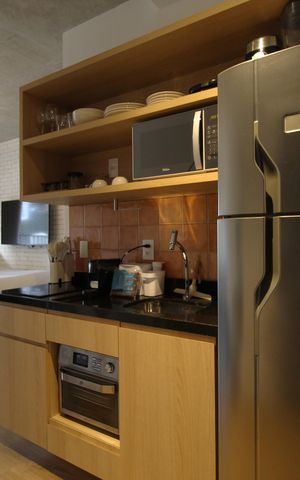 Studio para alugar com 27m², 1 quarto e sem vagaCozinha