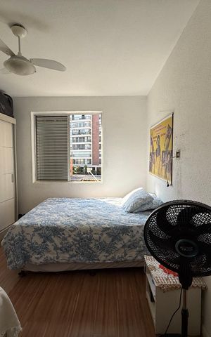 Apartamento à venda com 58m², 1 quarto e sem vaga
