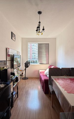 Apartamento à venda com 58m², 1 quarto e sem vaga