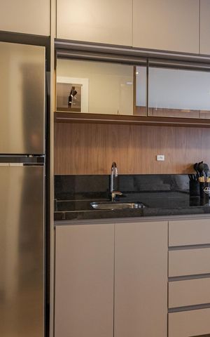 Studio à venda com 25m², 1 quarto e sem vaga Studio à venda com 25m², 1 quarto e sem vagaCozinha