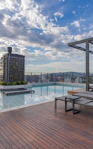 Studio à venda com 25m², 1 quarto e sem vaga Studio à venda com 25m², 1 quarto e sem vagaÁrea comum - Piscina