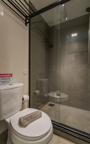 Studio à venda com 25m², 1 quarto e sem vaga Studio à venda com 25m², 1 quarto e sem vagaBanheiro