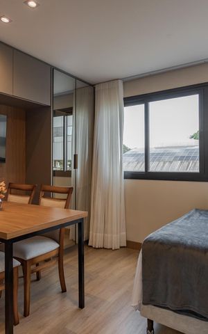 Studio à venda com 25m², 1 quarto e sem vaga Studio à venda com 25m², 1 quarto e sem vagaSala/Quarto