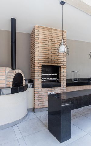 Apartamento à venda com 56m², 2 quartos e 1 vagaChurrasqueira
