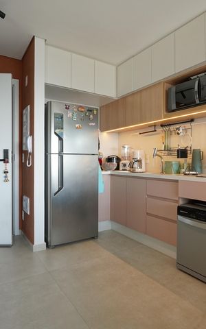 Apartamento à venda com 37m², 1 quarto e 1 vagaCozinha