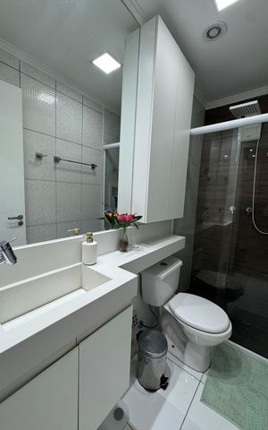 Apartamento à venda com 35m², 1 quarto e 1 vaga Apartamento à venda com 35m², 1 quarto e 1 vagaBanheiro