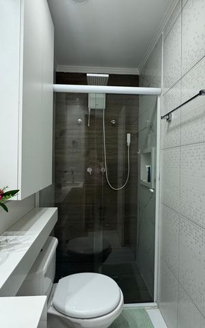 Apartamento à venda com 35m², 1 quarto e 1 vaga Apartamento à venda com 35m², 1 quarto e 1 vagaBanheiro