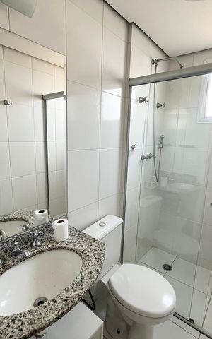 Apartamento à venda com 82m², 3 quartos e 2 vagas Apartamento à venda com 82m², 3 quartos e 2 vagasBanheiro