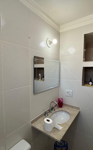 Casa para alugar com 110m², 2 quartos e 2 vagas Casa para alugar com 110m², 2 quartos e 2 vagasBanheiro da suíte 2