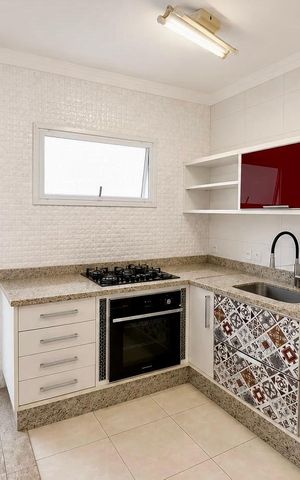 Casa para alugar com 110m², 2 quartos e 2 vagas Casa para alugar com 110m², 2 quartos e 2 vagasCozinha