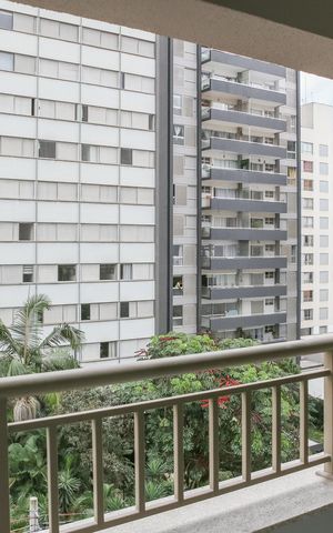 Studio para alugar com 36m², 1 quarto e sem vaga Studio para alugar com 36m², 1 quarto e sem vagaVista do quarto