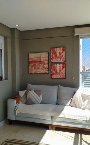 Apartamento à venda com 87m², 3 quartos e 2 vagas Apartamento à venda com 87m², 3 quartos e 2 vagasVaranda gourmet