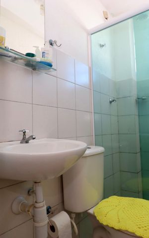 Apartamento para alugar com 44m², 2 quartos e sem vaga Apartamento para alugar com 44m², 2 quartos e sem vagaBanheiro