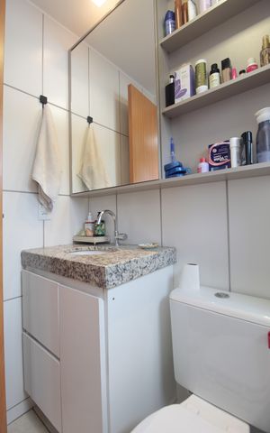 Apartamento à venda com 50m², 2 quartos e 1 vagaBanheiro da Suite