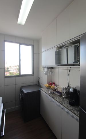 Apartamento à venda com 50m², 2 quartos e 1 vagaCozinha e Área de Serviço