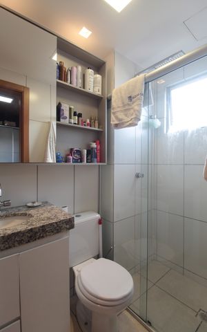 Apartamento à venda com 50m², 2 quartos e 1 vagaBanheiro da Suite