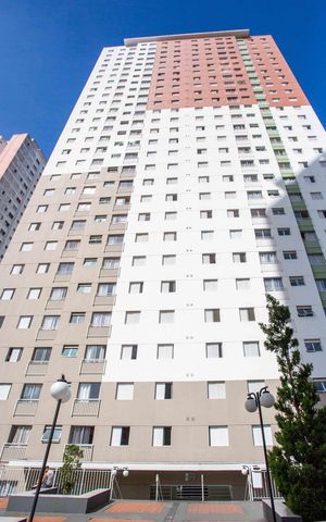 Apartamento à venda com 46m², 2 quartos e 1 vagaFachada do bloco