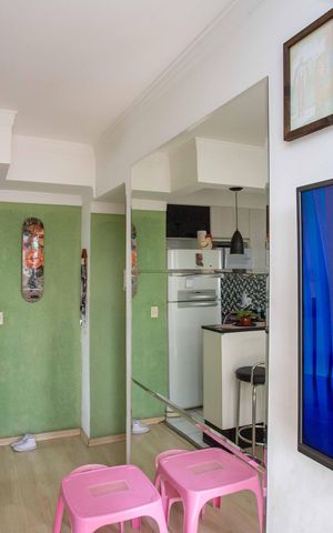 Apartamento à venda com 46m², 2 quartos e 1 vagaSala