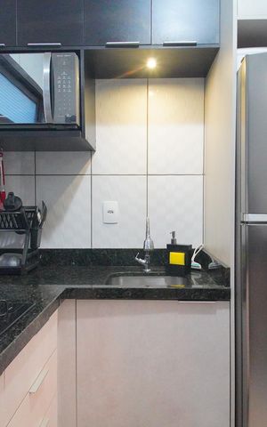 Apartamento à venda com 73m², 2 quartos e sem vagaCozinha