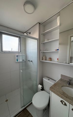 Apartamento à venda com 72m², 2 quartos e 2 vagas Apartamento à venda com 72m², 2 quartos e 2 vagasBanheiro da Suíte 1