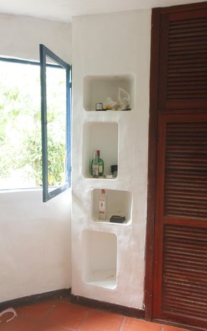 Casa de condomínio para alugar com 60m², 2 quartos e 2 vagasSala