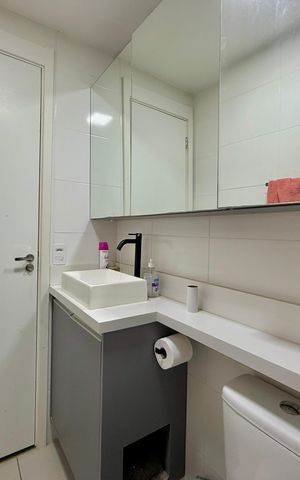 Apartamento à venda com 34m², 2 quartos e sem vaga Apartamento à venda com 34m², 2 quartos e sem vagaBanheiro