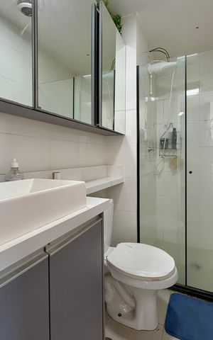 Apartamento à venda com 34m², 2 quartos e sem vaga Apartamento à venda com 34m², 2 quartos e sem vagaBanheiro