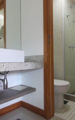 Studio à venda com 34m², 1 quarto e 1 vagaBanheiro