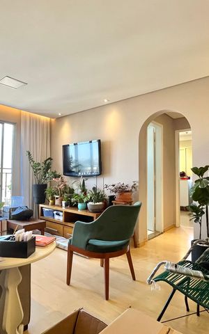 Apartamento para alugar com 65m², 2 quartos e 1 vaga Apartamento para alugar com 65m², 2 quartos e 1 vagaSala
