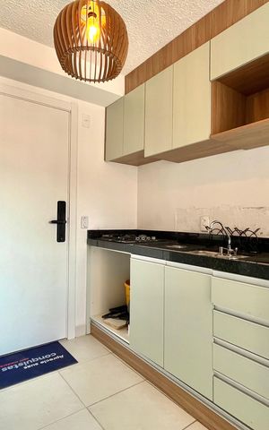 Studio à venda com 29m², 1 quarto e sem vaga Studio à venda com 29m², 1 quarto e sem vagaCozinha