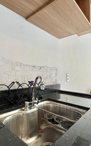 Studio à venda com 29m², 1 quarto e sem vaga Studio à venda com 29m², 1 quarto e sem vagaCozinha