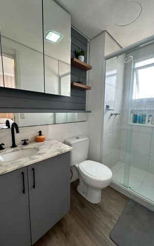 Apartamento para alugar com 70m², 3 quartos e 1 vaga Apartamento para alugar com 70m², 3 quartos e 1 vagaBanheiro social