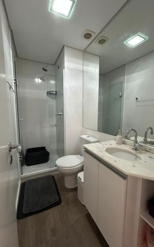 Apartamento para alugar com 70m², 3 quartos e 1 vaga Apartamento para alugar com 70m², 3 quartos e 1 vagaBanheiro da suíte