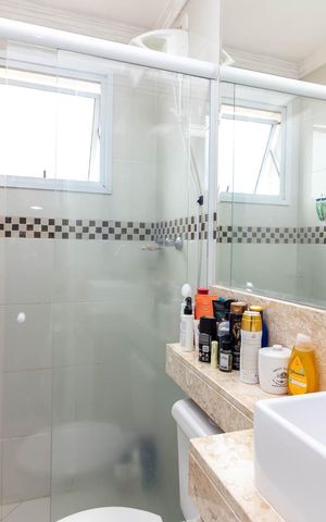 Apartamento à venda com 90m², 3 quartos e 1 vagaBanheiro 2