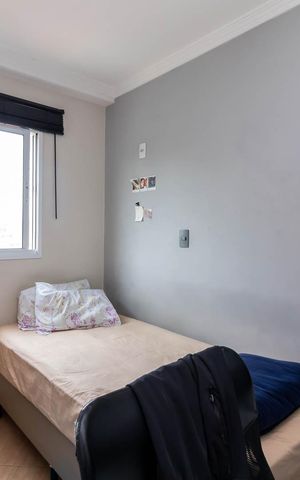 Apartamento à venda com 90m², 3 quartos e 1 vagaQuarto 2