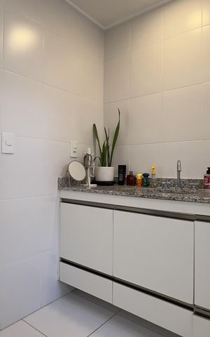 Apartamento para alugar com 154m², 3 quartos e 3 vagas Apartamento para alugar com 154m², 3 quartos e 3 vagasBanheiro da Suíte 1