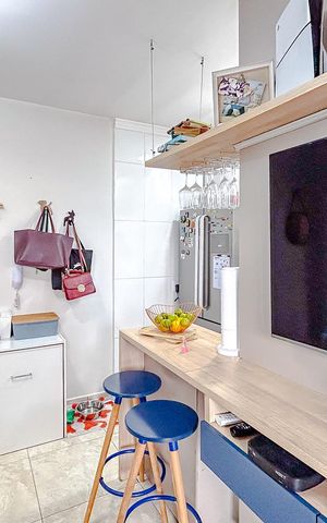 Apartamento à venda com 63m², 1 quarto e 1 vagaSala