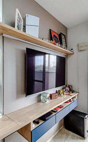 Apartamento à venda com 63m², 1 quarto e 1 vagaSala