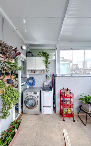 Apartamento à venda com 63m², 1 quarto e 1 vagaVaranda