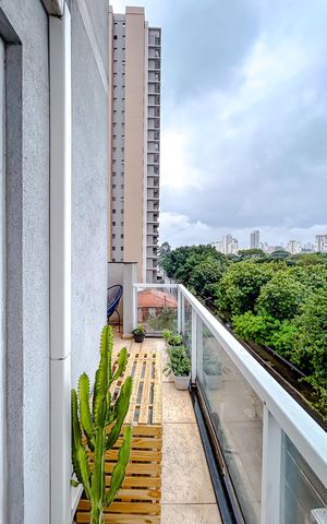 Apartamento à venda com 63m², 1 quarto e 1 vagaVaranda do Quarto