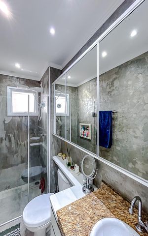 Apartamento à venda com 63m², 1 quarto e 1 vagaBanheiro
