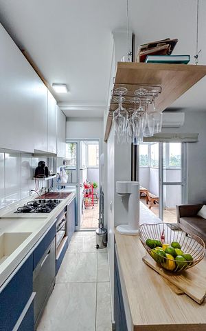 Apartamento à venda com 63m², 1 quarto e 1 vagaCozinha