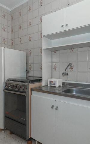 Studio à venda com 32m², 1 quarto e sem vagaCozinha e Área de Serviço