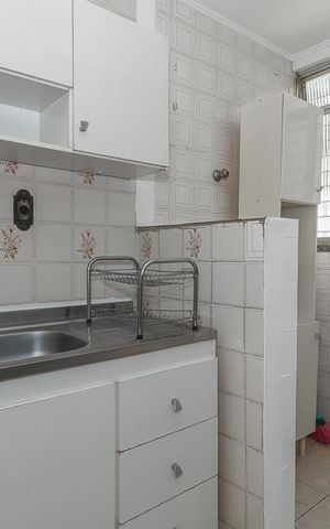 Studio à venda com 32m², 1 quarto e sem vagaCozinha e Área de Serviço