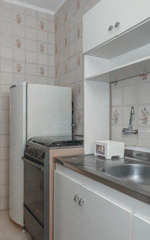 Studio à venda com 32m², 1 quarto e sem vagaCozinha e Área de Serviço