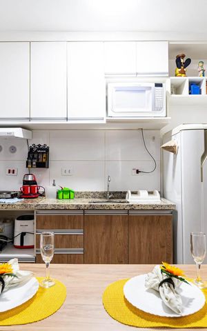 Studio para alugar com 27m², 1 quarto e sem vaga Studio para alugar com 27m², 1 quarto e sem vagaCozinha