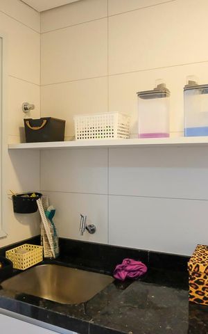 Apartamento à venda com 84m², 2 quartos e 2 vagasÁrea de serviço