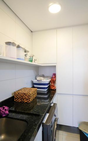 Apartamento à venda com 84m², 2 quartos e 2 vagasÁrea de serviço